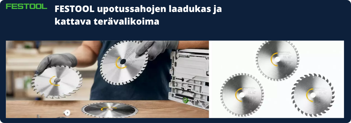 Festool upotussahojen terät